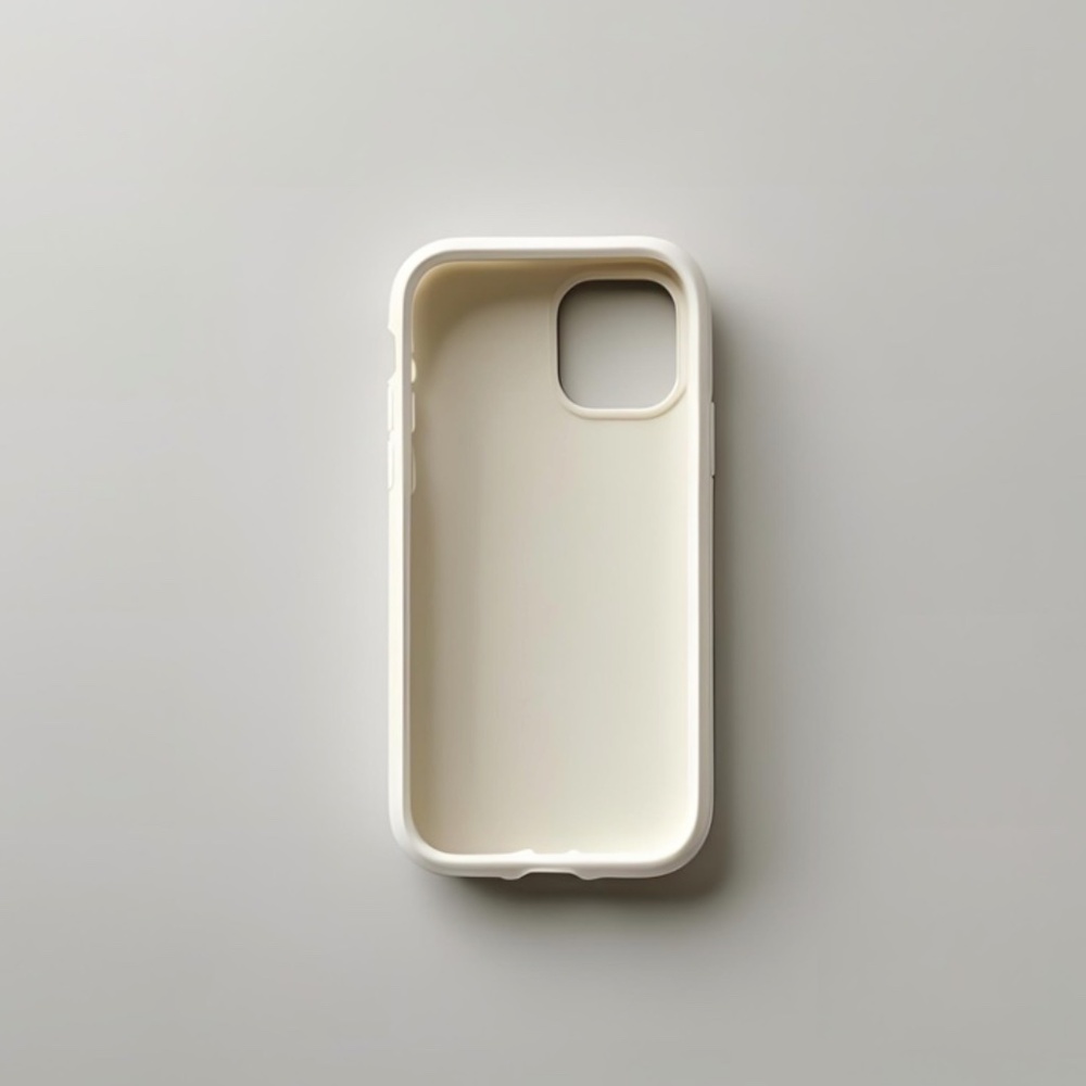 WHITE SILICONE CASE – iPhone 15 PRO